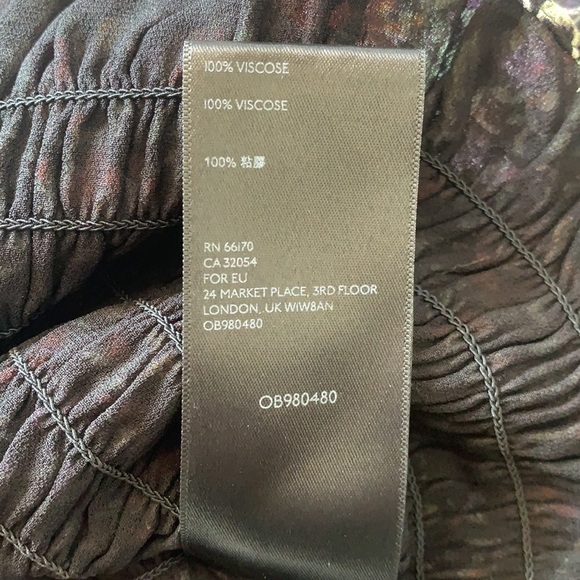 Anthro Viscose Floral Off The Shoulder Top--XS - Picture 11 of 11